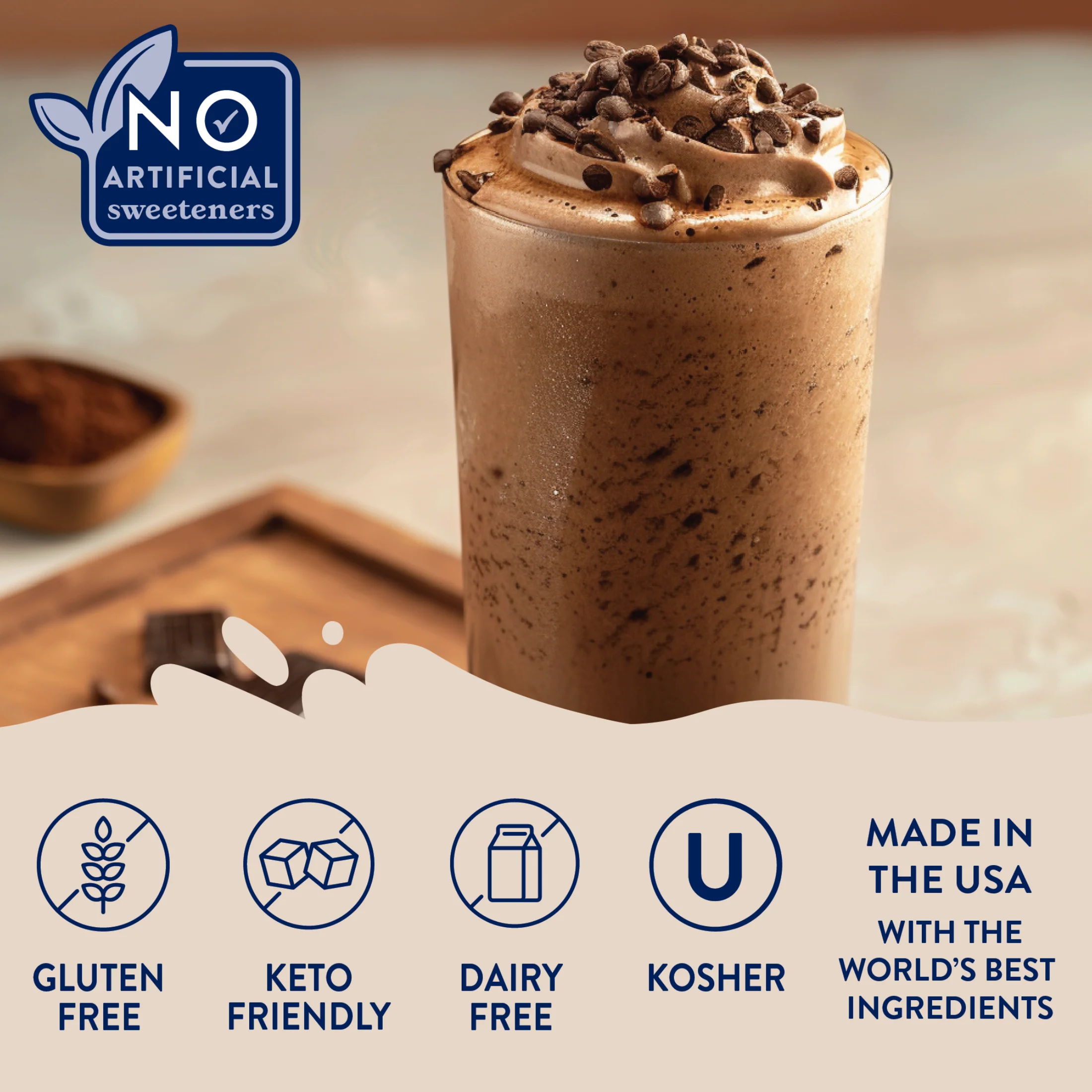 Naturally Sweetened Chocolate Mocha Syrup - 375ml - Image 4