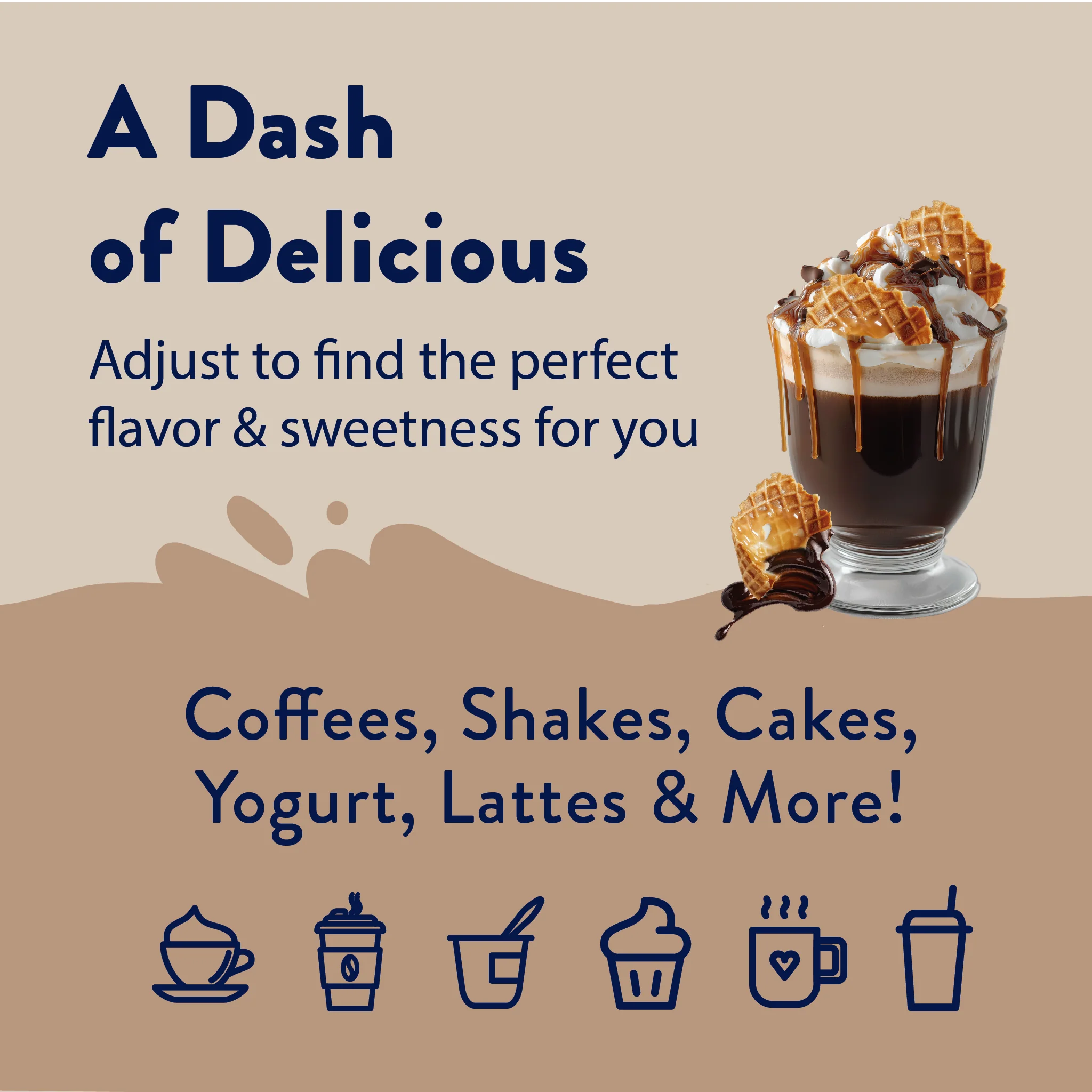 Sugar Free Caramel Fudge Waffle Cone Syrup - Image 3