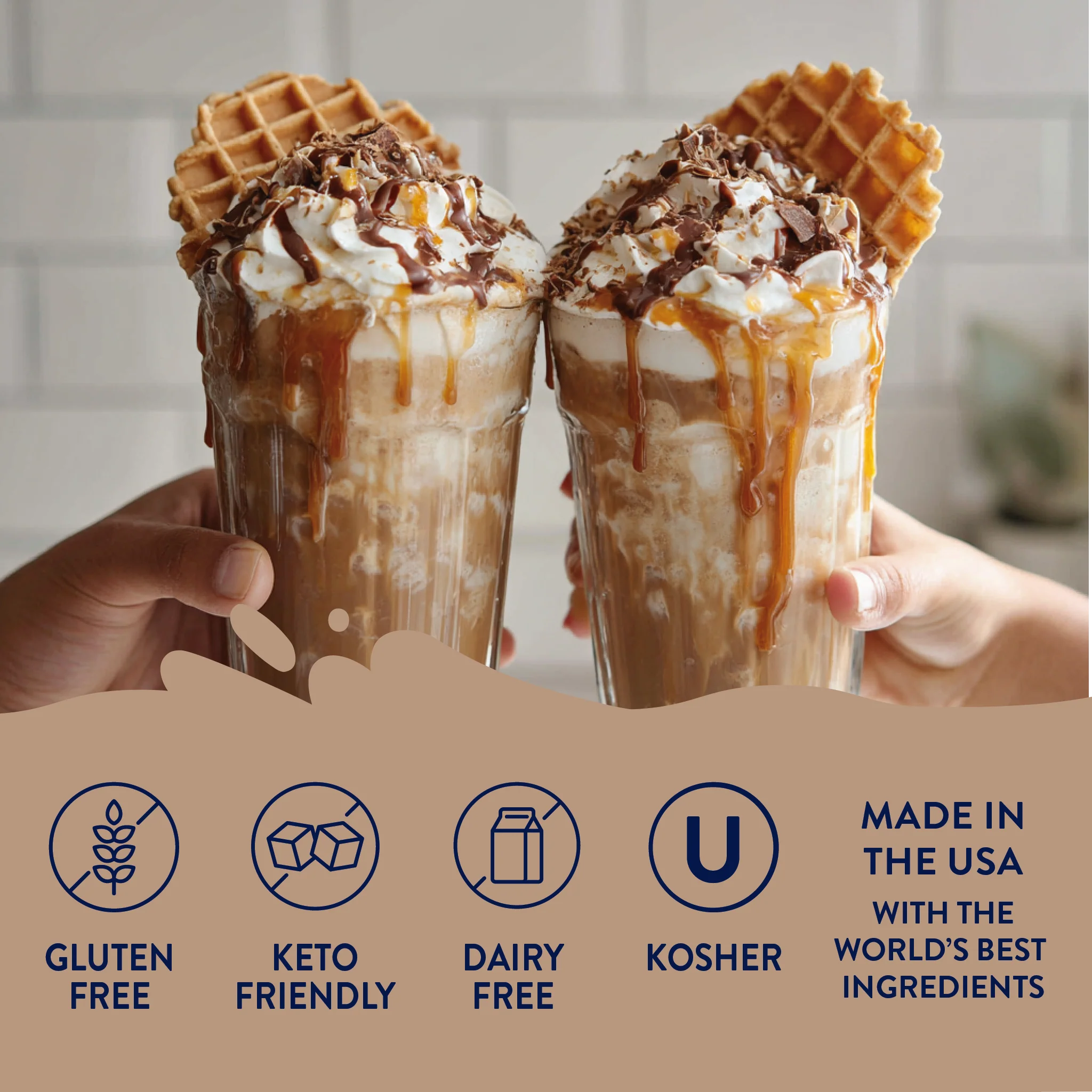 Sugar Free Caramel Fudge Waffle Cone Syrup - Image 4