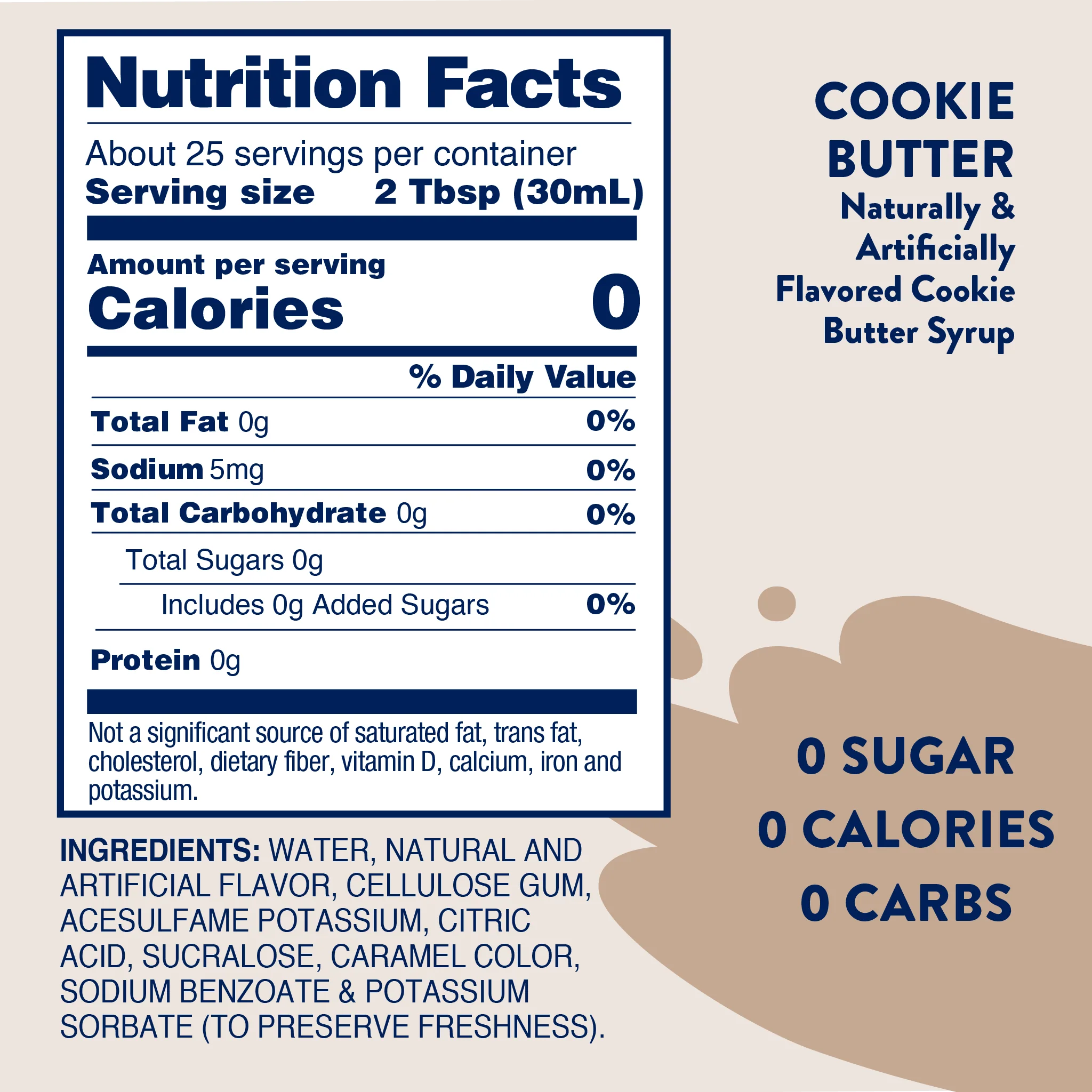 Sugar Free Cookie Butter Syrup - Image 8