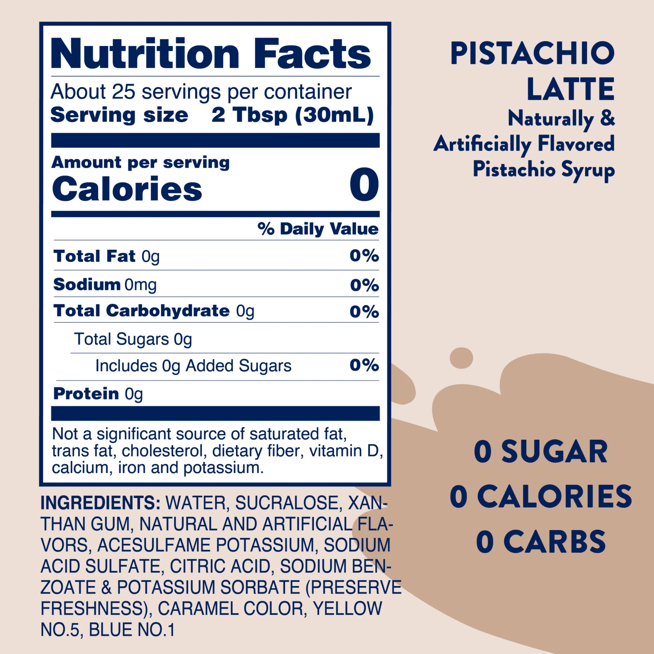 Sugar Free Pistachio Syrup - Image 6