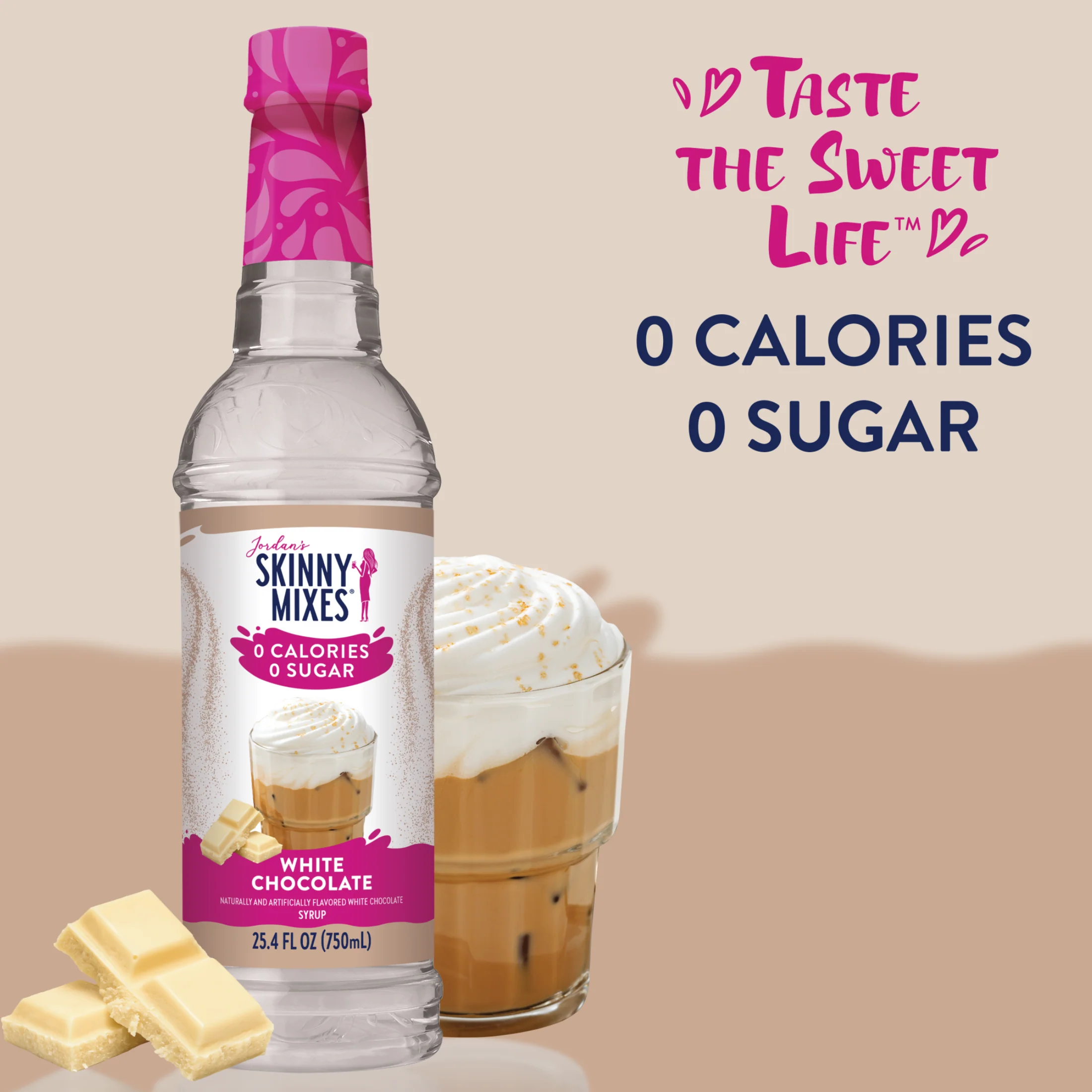 Sugar Free White Chocolate Syrup - Image 3